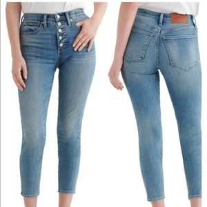 Lucky brand Button fly Bridgette high rise jeans